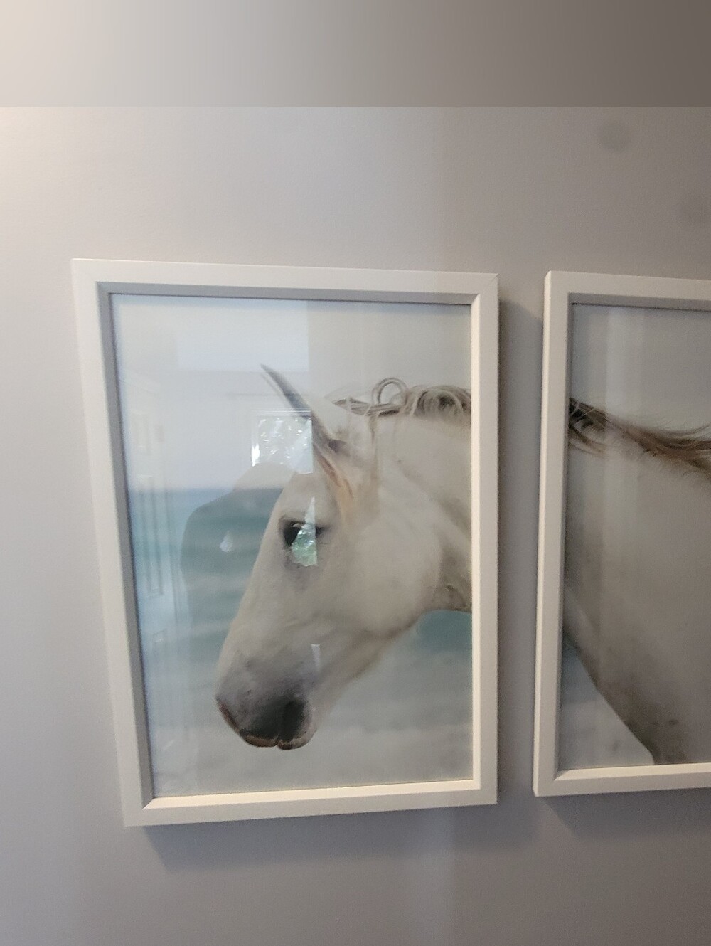 William Stafford of London Framed Diptych Set – "Determination"by Irene Suchocki